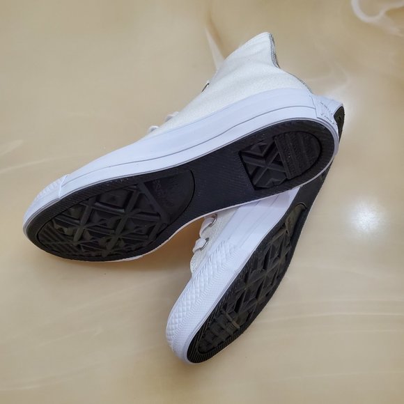 Converse Metallic Distressed Hi Tops - Picture 10 of 10